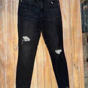 Abercrombie & Fitch Jeans, Black, 29/8R, High Rise Super Skinny